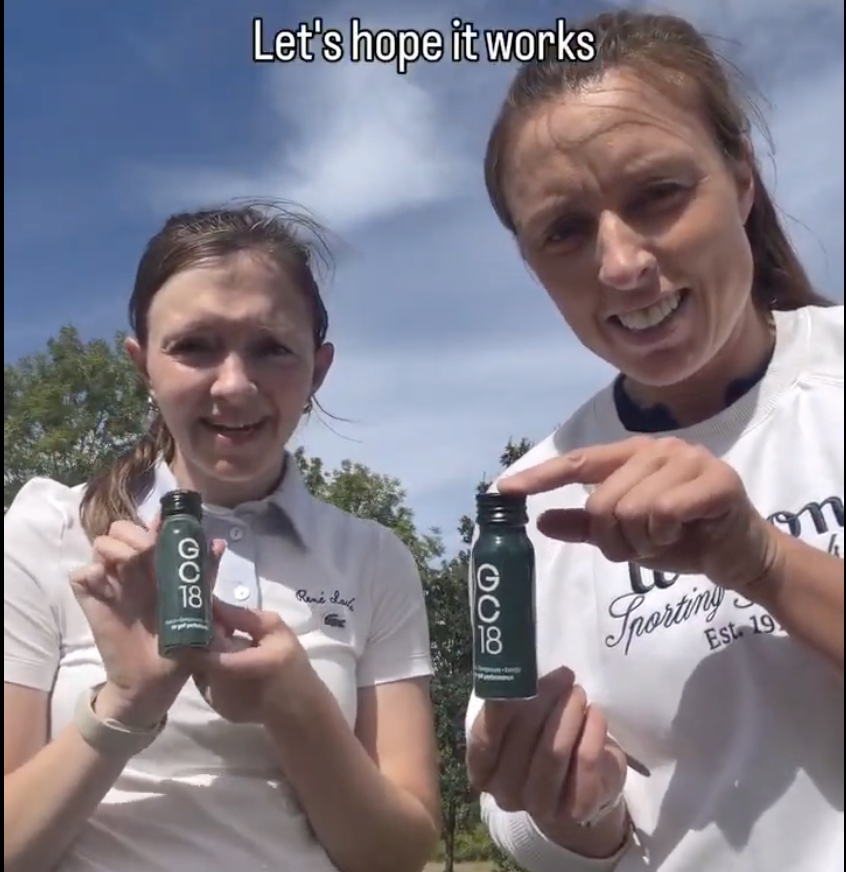Golfers with GC18 shots on the course